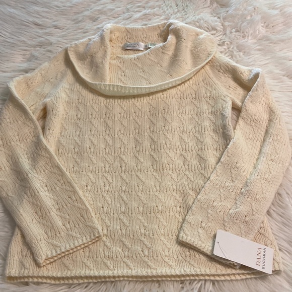 DANA BUCHMAN Sweater size L brand new with tag length 25” bust 34” - Picture 9 of 12